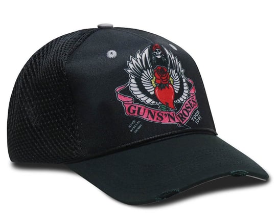 Czapka Guns N' Roses - Tour 91,  Vintage Trucker Inna marka