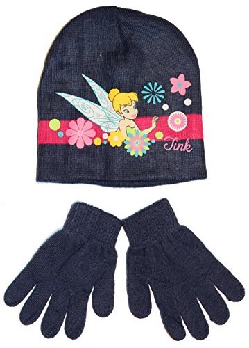 Czapka i rękawiczki dla dziewczynki Disney Dzwoneczek, Faires rozmiar 52 cm Księżniczki Disneya