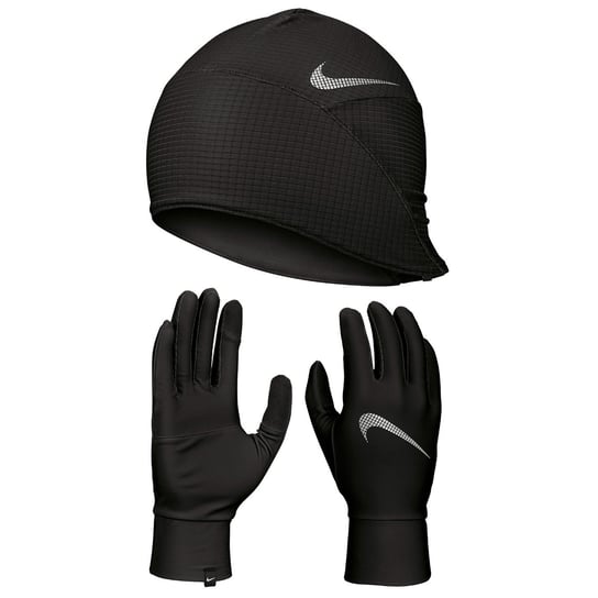 Czapka i rękawiczki męskie MEN'S ESSENTIAL RUNNING HAT AND GLOVE SET-S/M Nike