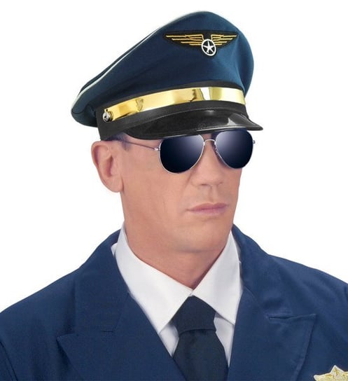 Czapka pilota, granatowa Widmann