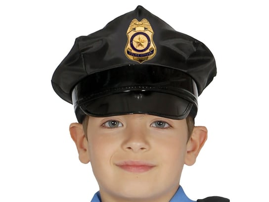 Czapka policjanta dla dziecka - 1 szt. Guirca
