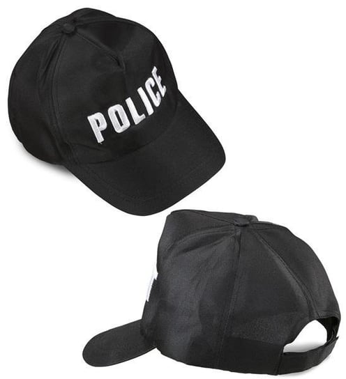 Czapka policjanta z daszkiem, czarna Inna marka