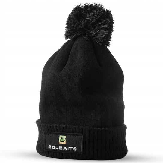 Czapka Wędkarska Zimowa Ciepła Solbaits Winter Bobble Hat Czarna Inna marka