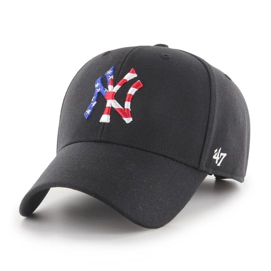 Czapka z daszkiem 47 Brand MLB NY Yankees Flag czarna B-FLAGM17WBV-BK 47 Brand
