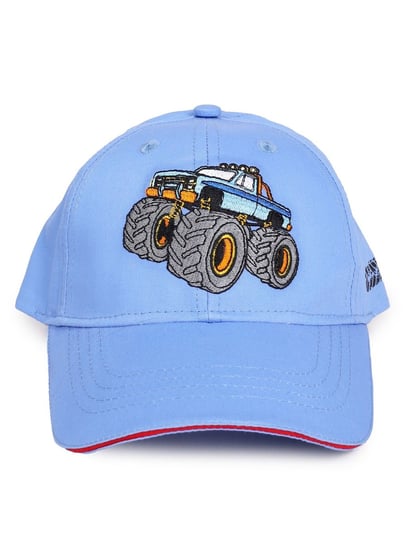 Czapka z daszkiem bejsbolówka chłopięca monster truck niebieska 50-54 YOCLUB YoClub