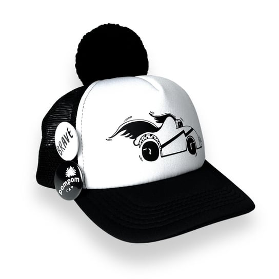 Czapka z daszkiem i pomponem auto Pom Pom Cap
