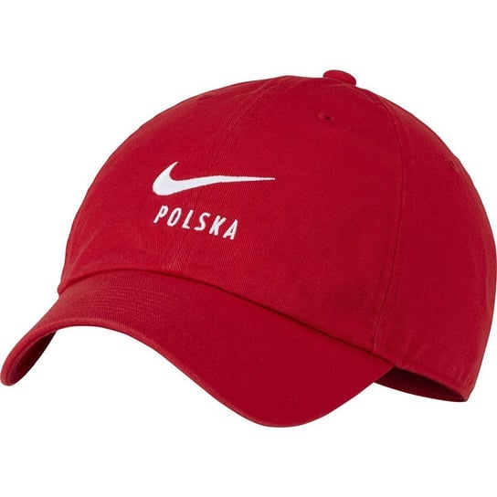 Czapka z daszkiem Nike Polska H86 Swoosh czerwona CU7540 611 Nike