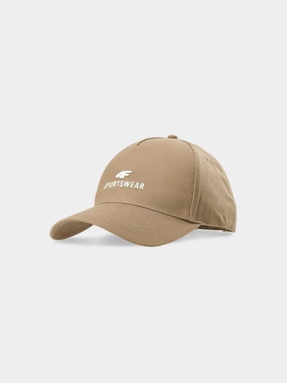 Czapka z daszkiem strapback uniseks 4F 4FWSS24ACABU266-82S Brązowy 4F