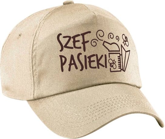 Czapka Z Daszkiem "Szef Pasieki", Beżowa - Cza7 BEE&HONEY