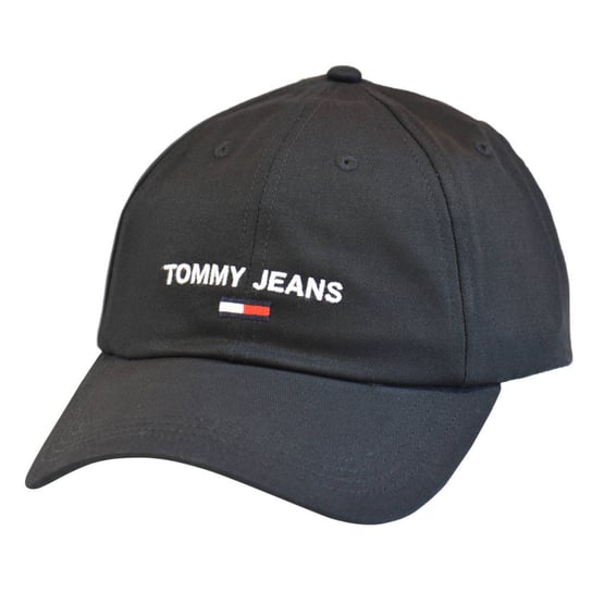 Czapka z daszkiem Tommy Jeans Sport Cap Czarna - AW0AW11660-BDS Tommy Hilfiger