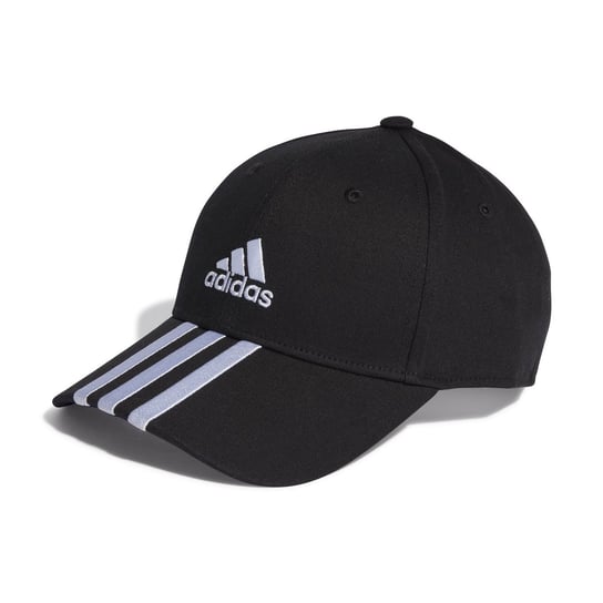 Czapka z daszkiem unisex adidas 3-STRIPES COTTON TWILL czarna IB3242-56 cm Adidas