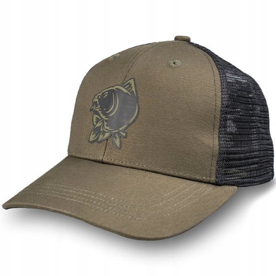 CZAPKA Z DASZKIEM WĘDKARSKA NASH MAKE IT HAPPEN TRUCKER CAP FISH LOGO nash tackle