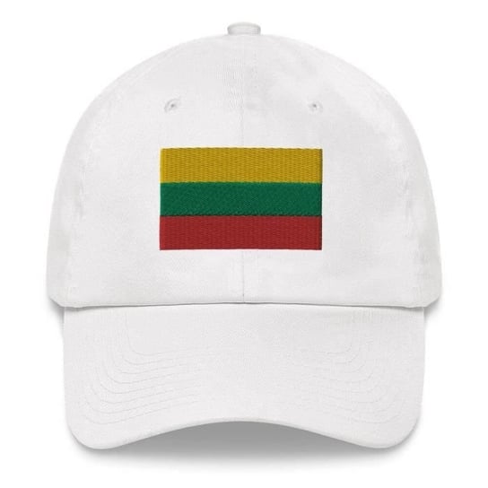 Czapka z flagą Litwy w kolorze białym Inny producent (majster PL)