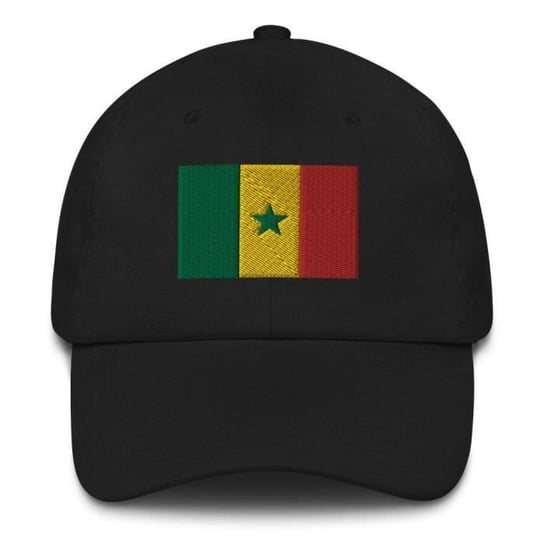 Czapka z flagą Senegalu w kolorze czarnym Inny producent (majster PL)