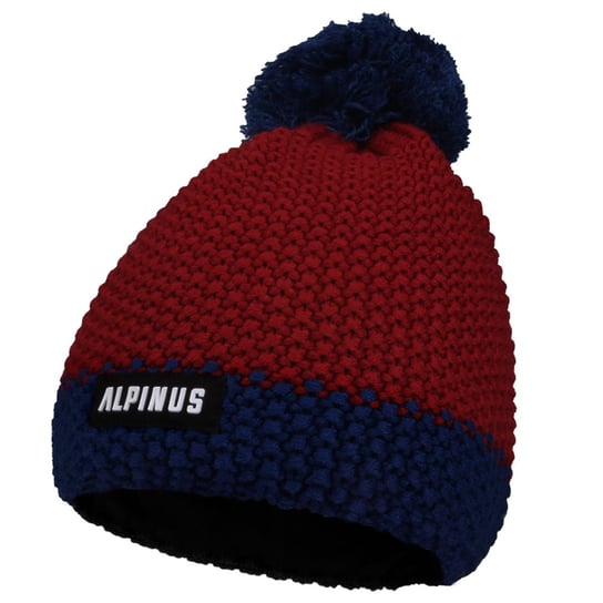 Czapka Z Merino Alpinus Mutenia Hat Czerwono-Granatowy - L/Xl Alpinus