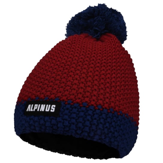 Czapka Z Merino Alpinus Mutenia Hat Czerwono-Granatowy - S/M Alpinus