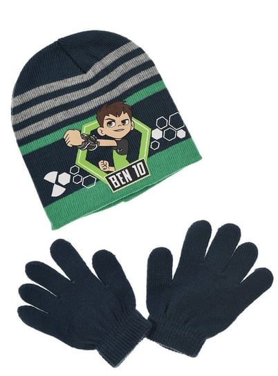 Czapka z rękawiczkami dla chłopca Ben 10    rozmiar 52 cm Cartoon Network