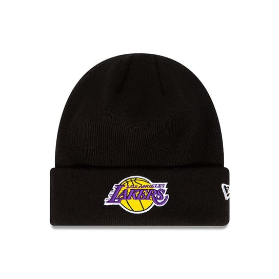 Czapka Zimowa New Era Los Angeles Lakers Essential Cuff Beanie Hat Knit - 60348856 Inna marka