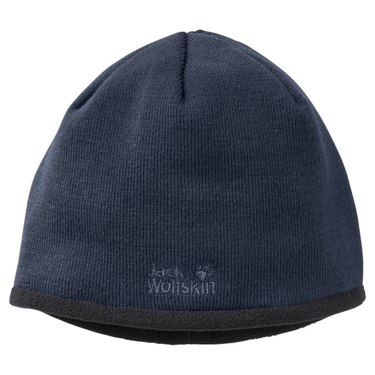 Czapka Zimowa Stormlock Logo Knit Cap Night Blue L Jack Wolfskin