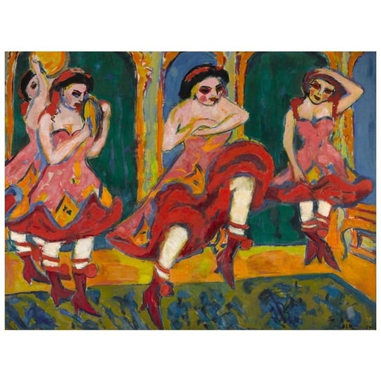 Czardas Dancers - Ernst Ludwig Kirchner 60x80 Legendarte