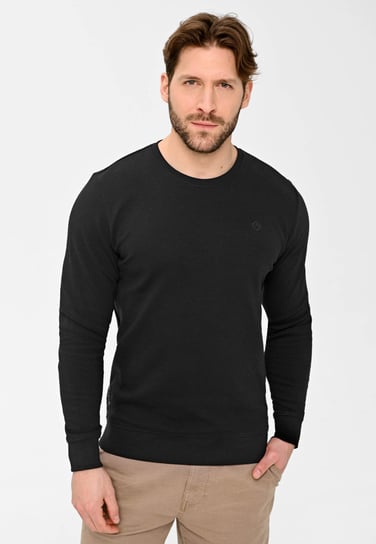 Czarna Bluza Męska Bez Kaptura B-Carbon  M VOLCANO