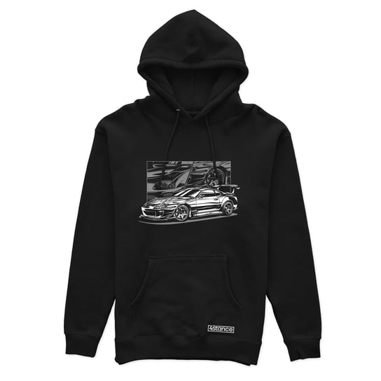 Czarna bluza z kapturem Toyota Supra mk4 B/W-XL ProducentTymczasowy