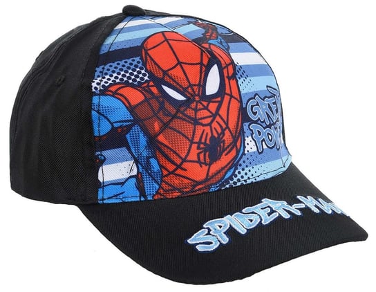 Czarna czapka z daszkiem dla chłopca Spider-Man Spider-Man