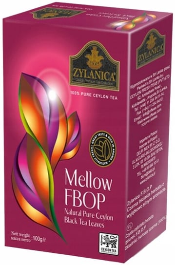 Czarna herbata liściasta ZYLANICA NEW DESIGN BLACK TEA MELLOW FBOP 100 g Inna marka