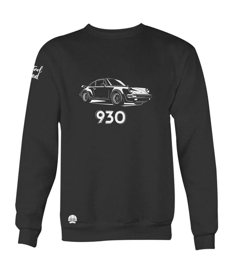 Czarna Klasykami, Bluza męska youngtimer, Porsche 911 930, rozmiar S KLASYKAMI