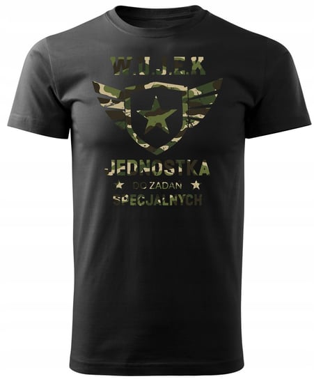 Czarna Koszulka Wujka Jednostka Specjalna L Z1 Propaganda