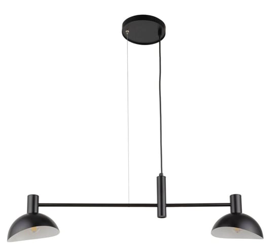 Czarna Lampa wisząca Artis do jadalni nad stół industrial Sigma
