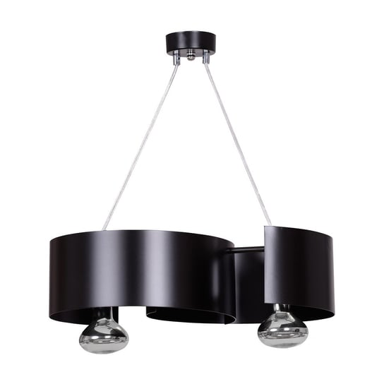 Czarna lampa wisząca SYDNEY 2-punktowa E27 REGULOWANA nowoczesny design EMIBIG