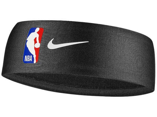 Czarna Opaska Frotka na głowę NIKE DRI-FIT NBA Fury Nike
