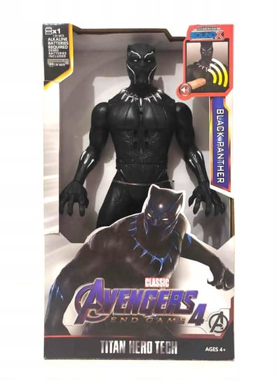Czarna Pantera Black Panther AVENGERS DUŻA FIGURKA DŹWIĘK Inna marka