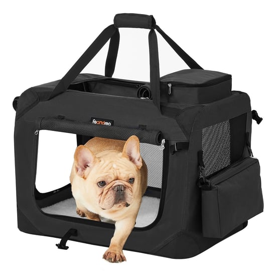Czarna torba transportowa dla psa i kota Songmics