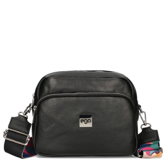 Czarna torebka crossbody XL skóra Ego