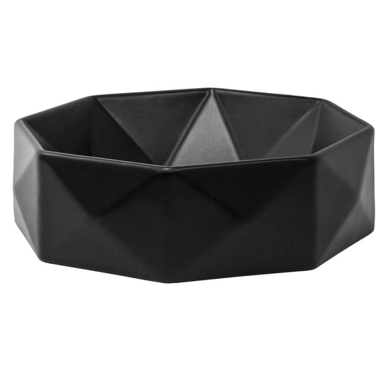 Czarna umywalka Ø 420 x 135 mm + odpływ ML-DESIGN