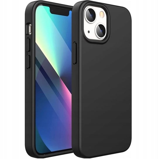 Czarne Etui na iPhone 12 – Silikonowe Case – Ochrona, Antypoślizgowe bez marki