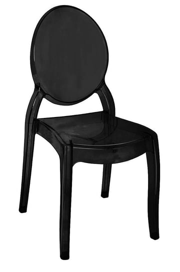 Czarne Minimalistyczne Krzesło Do Salonu - Pax 43X90 Elior