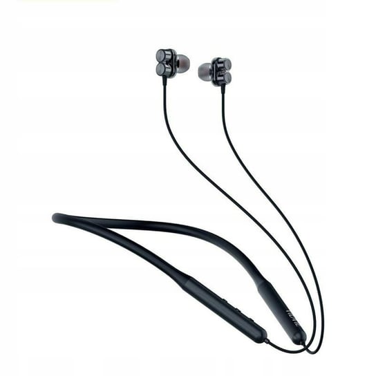 Czarne Słuchawki Bezprzewodowe Sportowe Dokanałowe Douszne Bluetooth VidVie