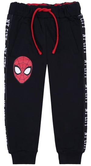Czarne spodnie dresowe Spiderman MARVEL 3-4lata 104 cm REVIKAM