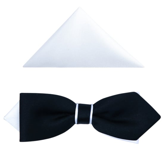 Czarno-biała mucha diament slim B68 Modini