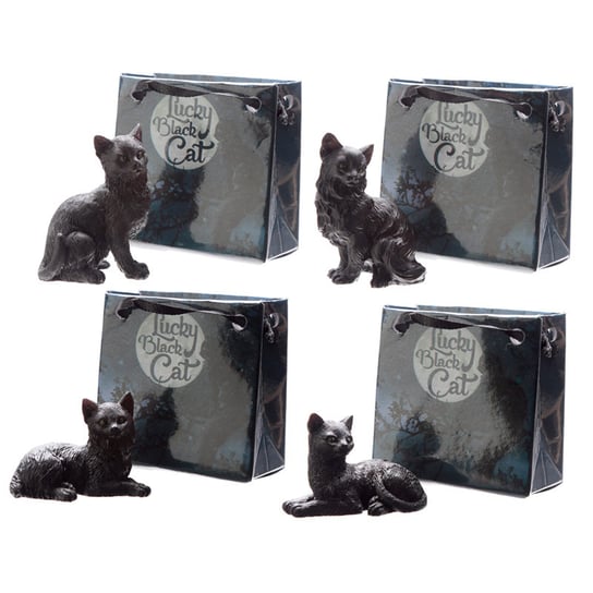 Czarny kot w mini torebce prezentowej Inny producent