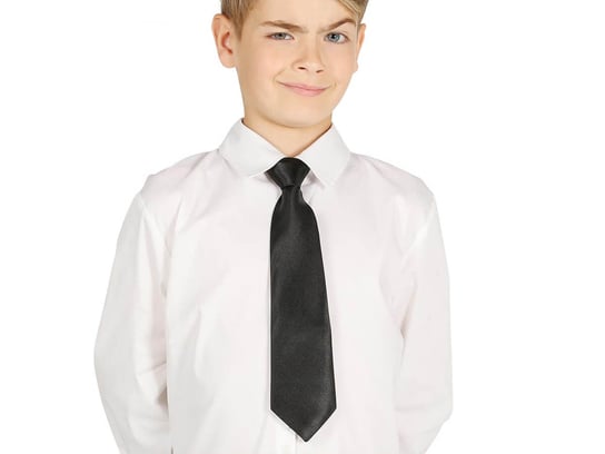 Czarny krawat dla dziecka - 1 szt. Guirca