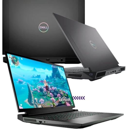 Czarny Laptop Do Gier Dell G16 I7-12Gen 16Gb/512Gb 16" Qhd+ 165Hz Rtx 3050T Dell