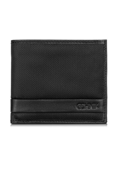 Czarny rozkładany portfel męski PORMN-0018-99 OCHNIK