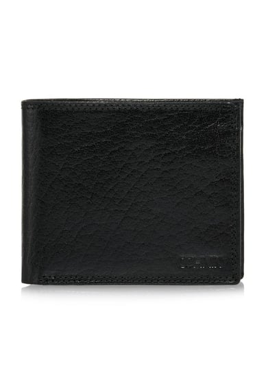 Czarny skórzany niezapinany portfel męski PORMS-0555-99 OCHNIK