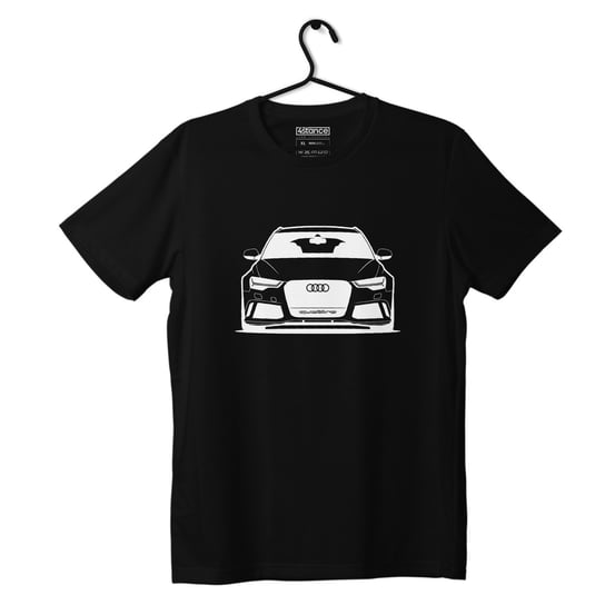 Czarny T-shirt koszulka Audi RS6-L ProducentTymczasowy