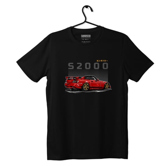 Czarny T-shirt koszulka HOND S2000-L ProducentTymczasowy
