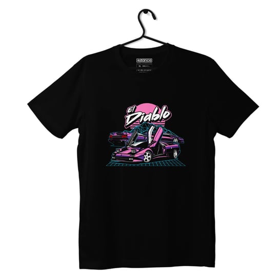 Czarny T-shirt koszulka Lamborghini El Diablo-XXL ProducentTymczasowy